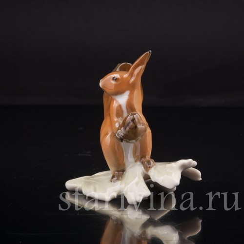 Фарфоровая фигурка Белка, миниатюра, Hutschenreuther, Германия, 1970 гг.
