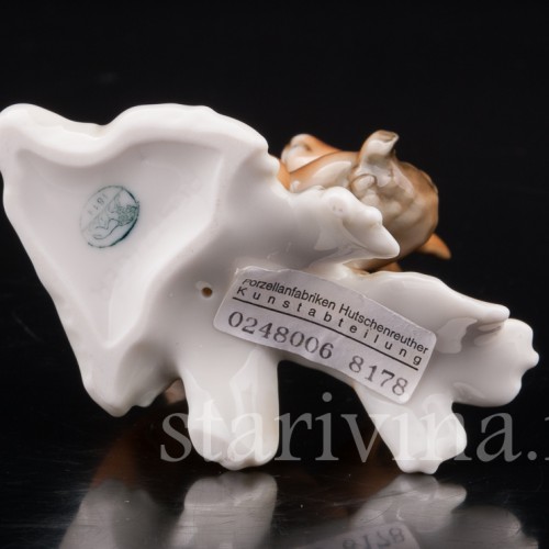 Фарфоровая фигурка Белка, миниатюра, Hutschenreuther, Германия, 1970 гг.
