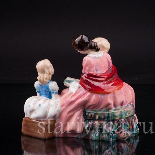 Фигурка из фарфора Сказка на ночь, Royal Doulton, Великобритания, сер. 20 века..