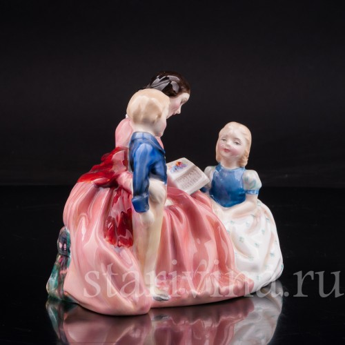 Фигурка из фарфора Сказка на ночь, Royal Doulton, Великобритания, сер. 20 века..