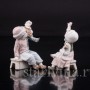 Парные фарфоровые статуэтки Дети с куклами, миниатюры, Karl Ens, Германия, нач. 20 в.