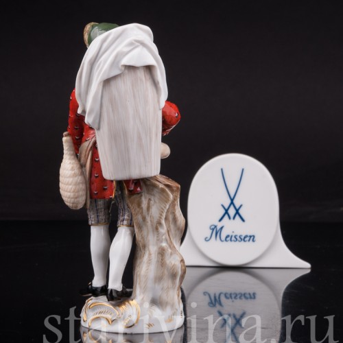 Фарфоровая статуэтка Торговец лимонадом, Cries de Paris, Meissen, Германия, сер. 19 - нач. 20 в.