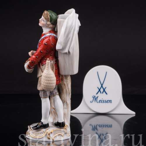 Фарфоровая статуэтка Торговец лимонадом, Cries de Paris, Meissen, Германия, сер. 19 - нач. 20 в.
