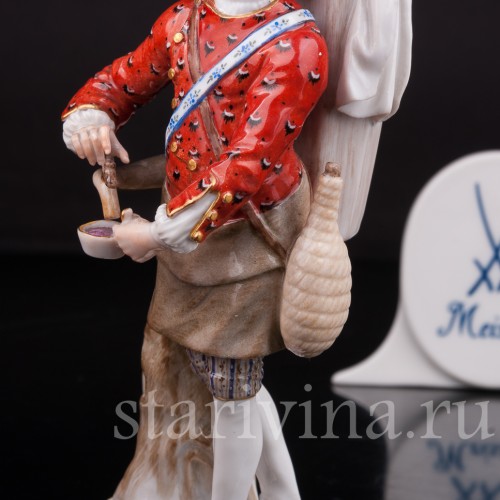 Фарфоровая статуэтка Торговец лимонадом, Cries de Paris, Meissen, Германия, сер. 19 - нач. 20 в.