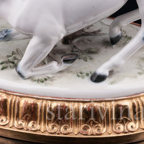 Фарфоровая композиция Играющие жеребцы, Rosenthal, Германия, 1956 год.
