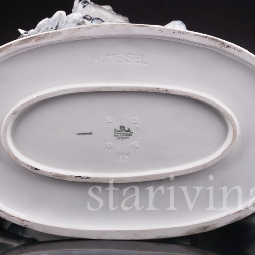 Фарфоровая композиция Играющие жеребцы, Rosenthal, Германия, 1956 год.