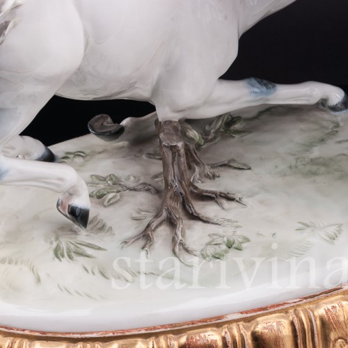 Фарфоровая композиция Играющие жеребцы, Rosenthal, Германия, 1956 год.