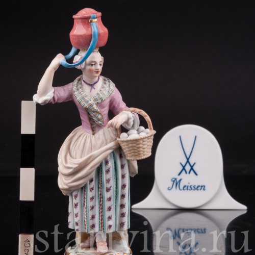 Торговка яйцами, Cries de Paris, Meissen, Германия, сер. 19 - нач. 20 в