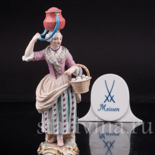 Торговка яйцами, Cries de Paris, Meissen, Германия, сер. 19 - нач. 20 в