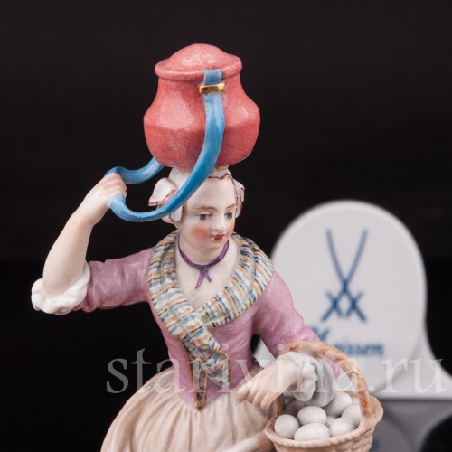 Торговка яйцами, Cries de Paris, Meissen, Германия, сер. 19 - нач. 20 в