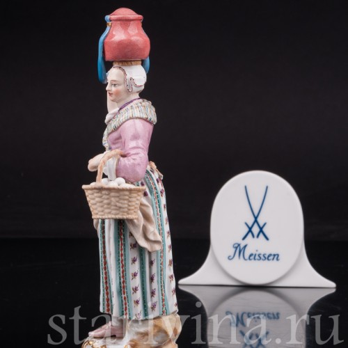Торговка яйцами, Cries de Paris, Meissen, Германия, сер. 19 - нач. 20 в