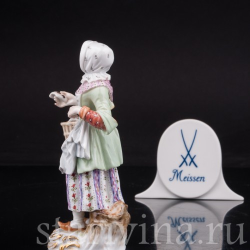 Статуэтка из фарфора Торговка сладостями, Meissen, Германия, сер. 19 - нач. 20 вв.