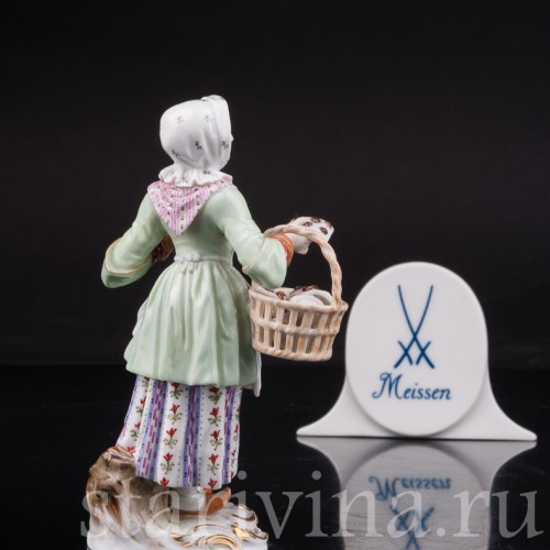Статуэтка из фарфора Торговка сладостями, Meissen, Германия, сер. 19 - нач. 20 вв.