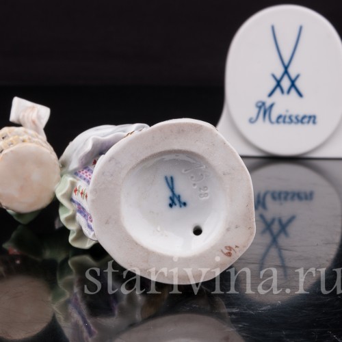 Статуэтка из фарфора Торговка сладостями, Meissen, Германия, сер. 19 - нач. 20 вв.