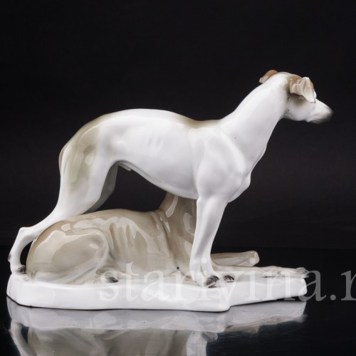 Два уиппета, Sitzendorf, Германия