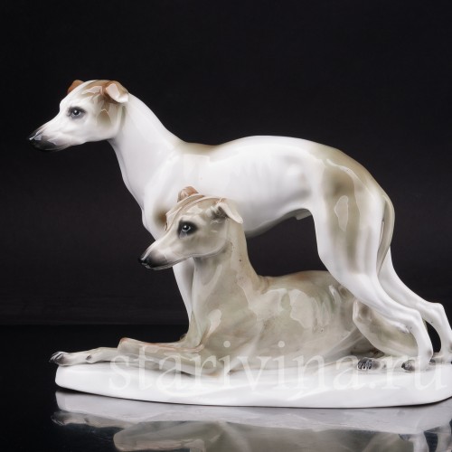 Два уиппета, Sitzendorf, Германия