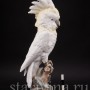 Статуэтка попугая из фарфора Какаду, Royal Dux, Чехия, кон. 20 в.