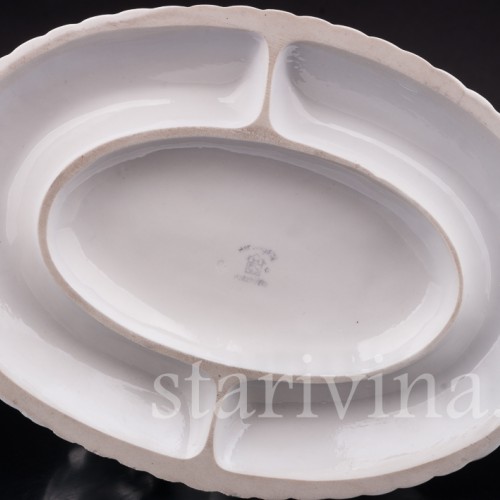 Фарфоровая статуэтка собаки Японский хин, Hertwig & Co, Германия, 1920-30 гг.