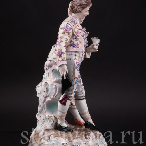 Фарфоровая статуэтка Пара в испанских костюмах, Volkstedt, Германия, кон. 19 в.