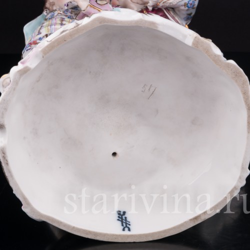 Фарфоровая статуэтка Пара в испанских костюмах, Volkstedt, Германия, кон. 19 в.