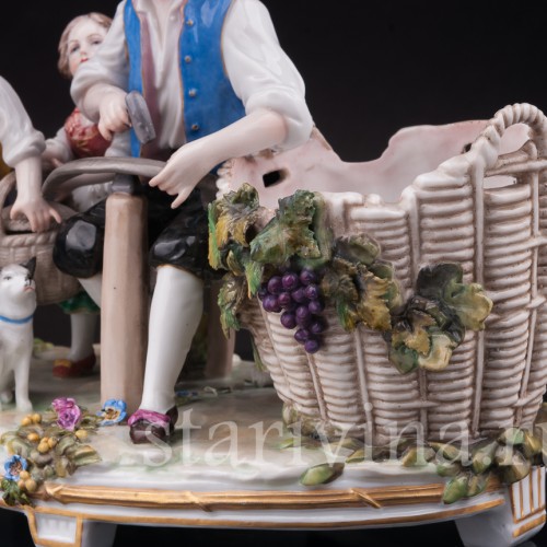 Композиция из фарфора Домашнее хозяйство, Ernst Bohne Sohne, Германия, 1901-37 гг.