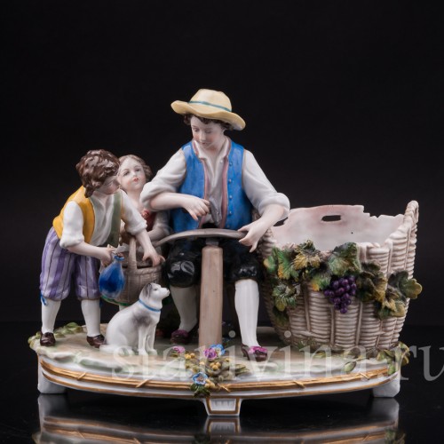 Композиция из фарфора Домашнее хозяйство, Ernst Bohne Sohne, Германия, 1901-37 гг.