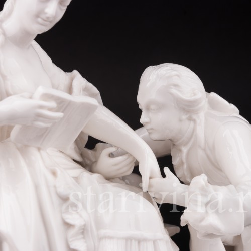 Фигурка из фарфора Поцелуй руки, Nymphenburg, Германия, 1900-20 гг.