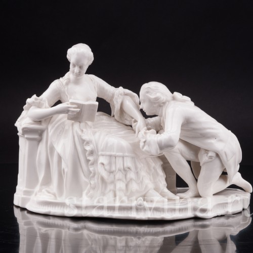 Фигурка из фарфора Поцелуй руки, Nymphenburg, Германия, 1900-20 гг.