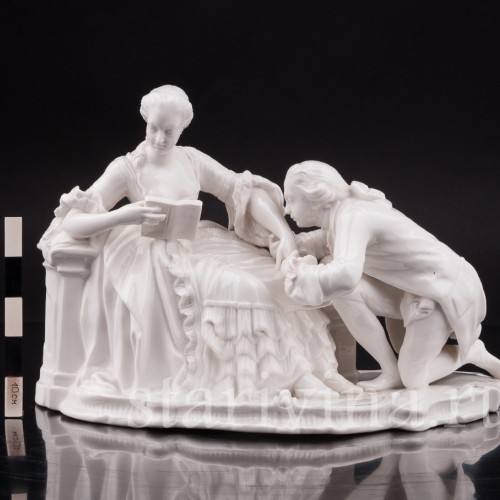 Фигурка из фарфора Поцелуй руки, Nymphenburg, Германия, 1900-20 гг.
