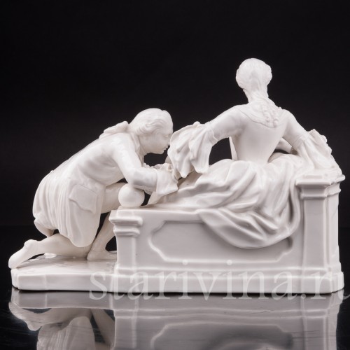 Фигурка из фарфора Поцелуй руки, Nymphenburg, Германия, 1900-20 гг.