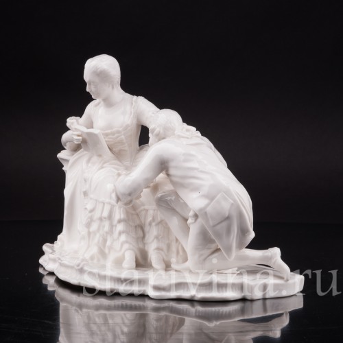 Фигурка из фарфора Поцелуй руки, Nymphenburg, Германия, 1900-20 гг.
