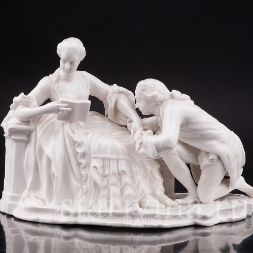 Фигурка из фарфора Поцелуй руки, Nymphenburg, Германия, 1900-20 гг.