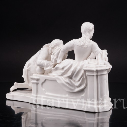 Фигурка из фарфора Поцелуй руки, Nymphenburg, Германия, 1900-20 гг.
