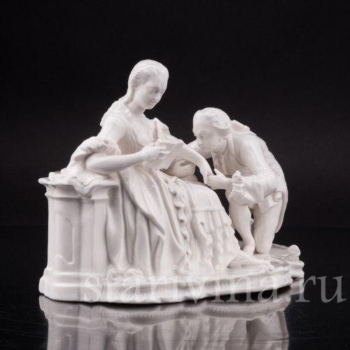 Фигурка из фарфора Поцелуй руки, Nymphenburg, Германия, 1900-20 гг.