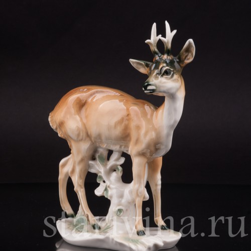 Фарфоровая статуэтка Косуля, Karl Ens, Германия, 1920-30 гг.