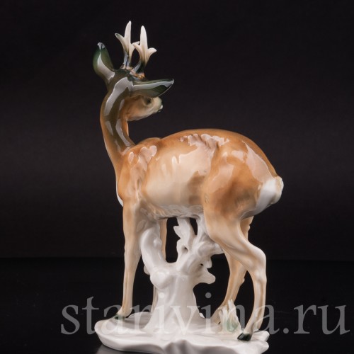 Фарфоровая статуэтка Косуля, Karl Ens, Германия, 1920-30 гг.