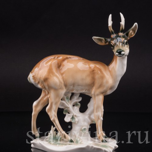 Фарфоровая статуэтка Косуля, Karl Ens, Германия, 1920-30 гг.