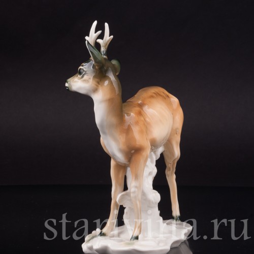 Фарфоровая статуэтка Косуля, Karl Ens, Германия, 1920-30 гг.