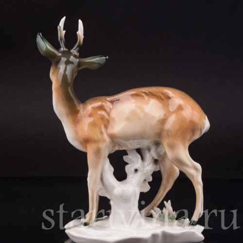 Фарфоровая статуэтка Косуля, Karl Ens, Германия, 1920-30 гг.