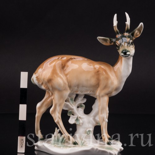 Фарфоровая статуэтка Косуля, Karl Ens, Германия, 1920-30 гг.