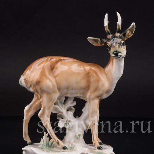 Фарфоровая статуэтка Косуля, Karl Ens, Германия, 1920-30 гг.