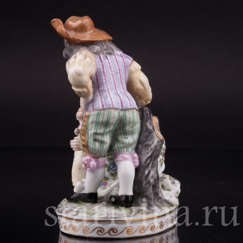 Фарфоровая статуэтка Дети с куклой Dressel, Kister & Co, Германия, нач. 20 в.