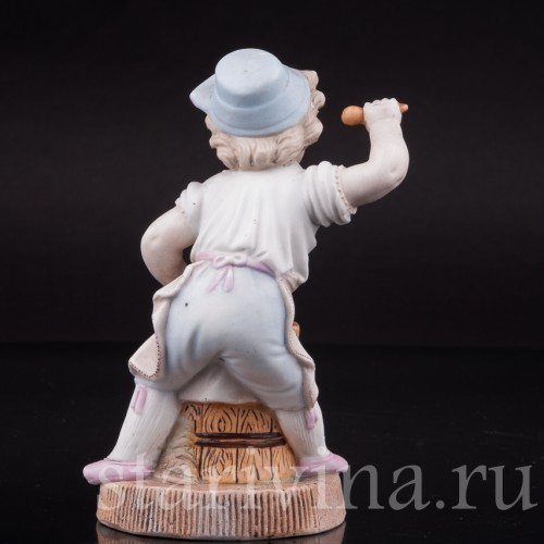 Фигурка из фарфора Маленький бондарь, Германия, 19 в.