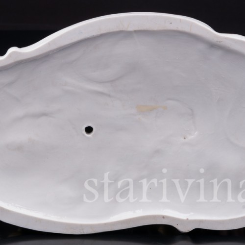 Фарфоровая фигурка Пара с мандолиной, кружевная, Muller & Co, Германия, перв. пол. 20 в.