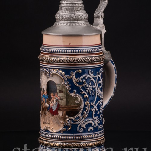 Пивная кружка Любимая песня, 1 л, Merkelbach & Wick, Германия, кон. 19 в. 