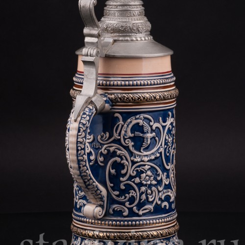 Пивная кружка Любимая песня, 1 л, Merkelbach & Wick, Германия, кон. 19 в. 