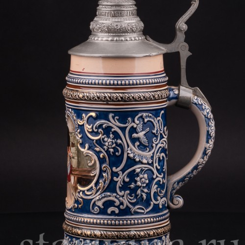 Пивная кружка Любимая песня, 1 л, Merkelbach & Wick, Германия, кон. 19 в. 