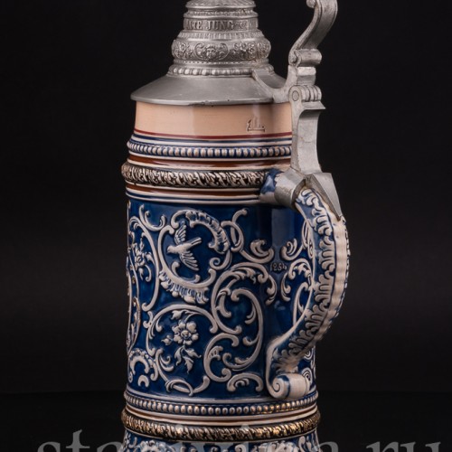 Пивная кружка Любимая песня, 1 л, Merkelbach & Wick, Германия, кон. 19 в. 