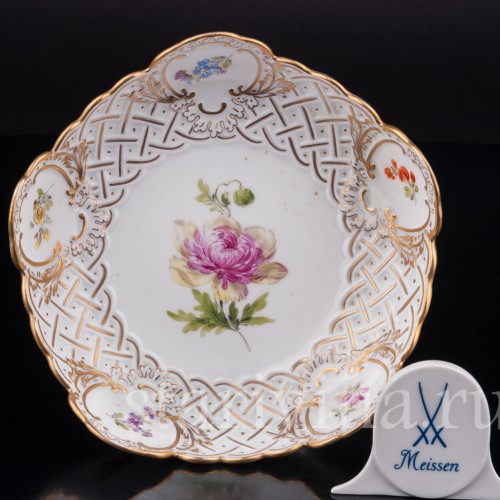 Декоративная Фруктовница из фарфора, Meissen, Германия, сер 19 - нач 20 вв.