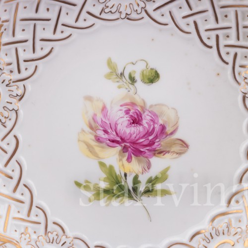 Декоративная Фруктовница из фарфора, Meissen, Германия, сер 19 - нач 20 вв.